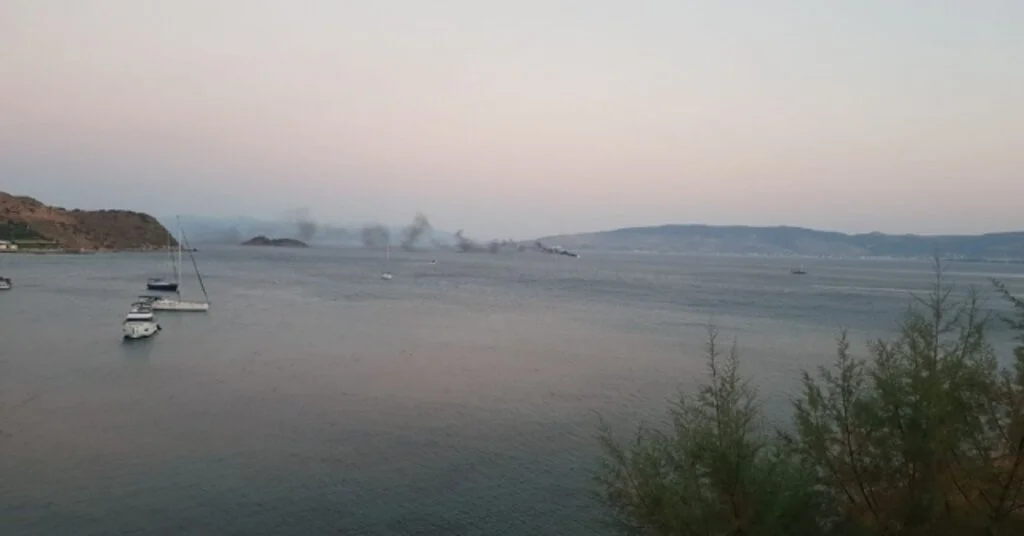 Sürat Botu Alev Alev Yandı