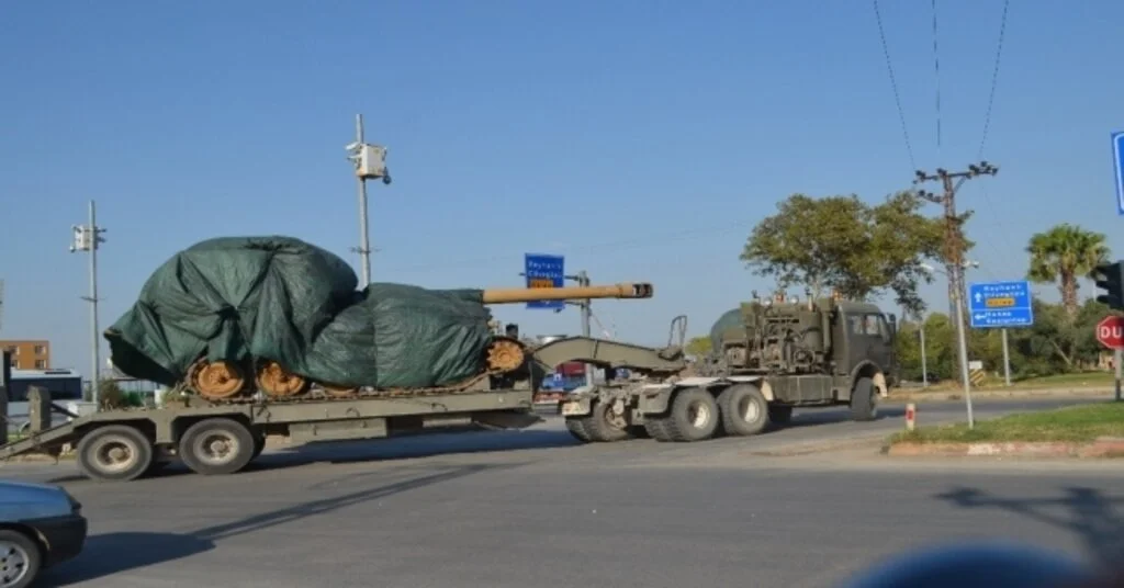 Suriye Sınırına Tank Takviyesi