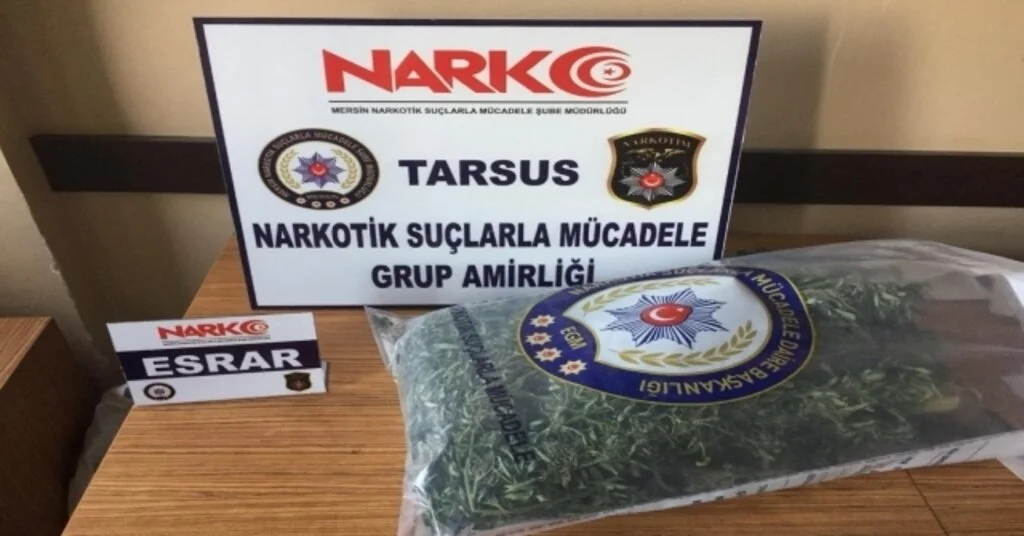 Tarsusta 7 Kilo Uyuşturucu Ele Geçirildi