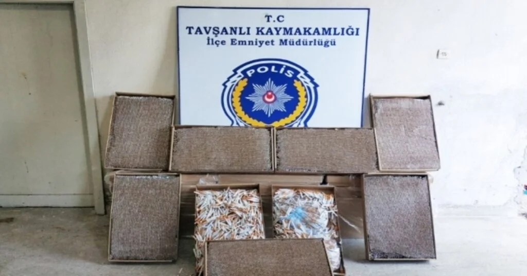 Tavşanlıda Kaçak Tütün Operasyonu