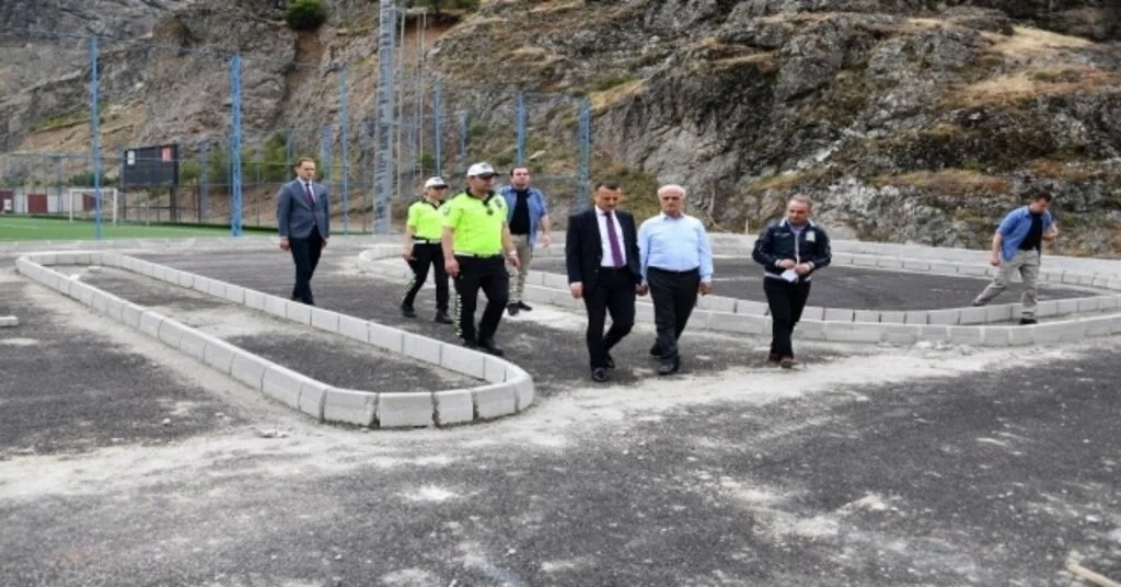 Trafik Çocuk Eğitim Parkında Çalışmalar Sürüyor