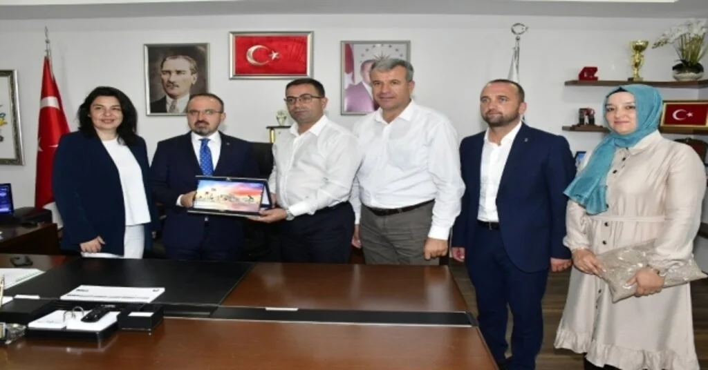 Turan Ve İskenderoğlundan Biga Belediyesine Ziyaret