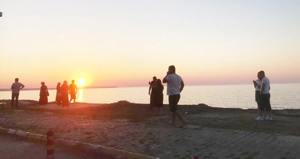 Türkiye’nin en kuzey noktasında gün batımı güzelliği 