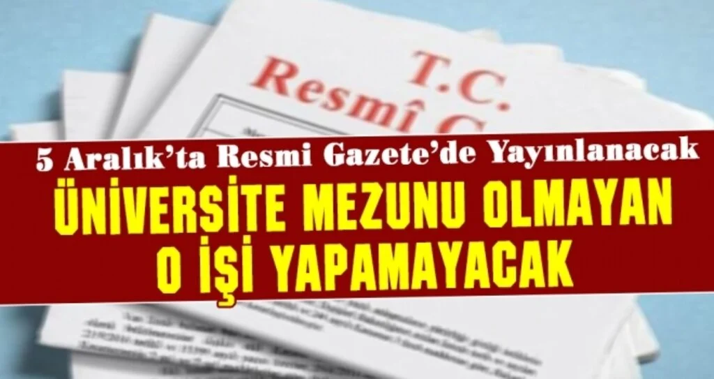 Üniversite Mezunu Olmayan Emlakçılık Yapamayacak