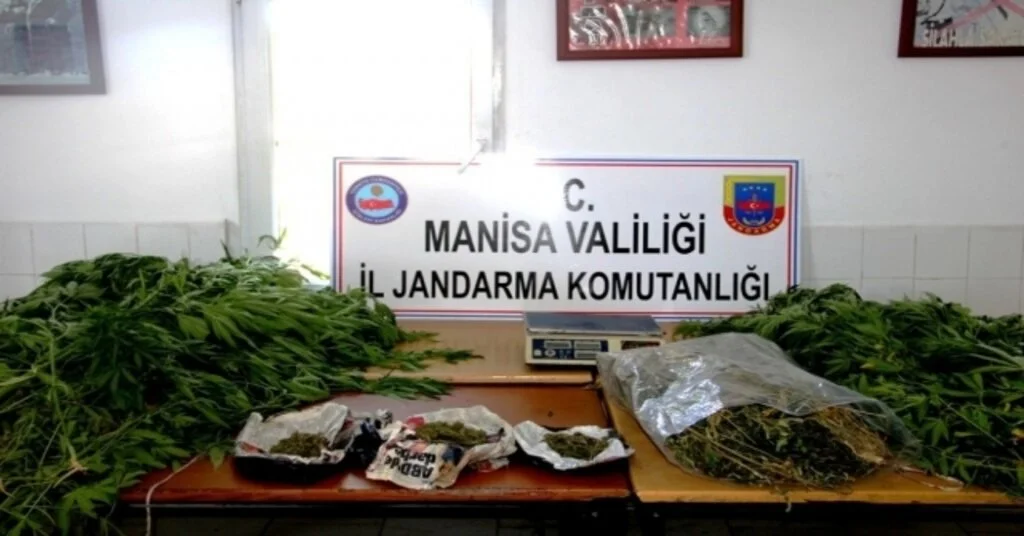 Uyuşturucu Üreten Baba-Oğula Jandarma Baskını