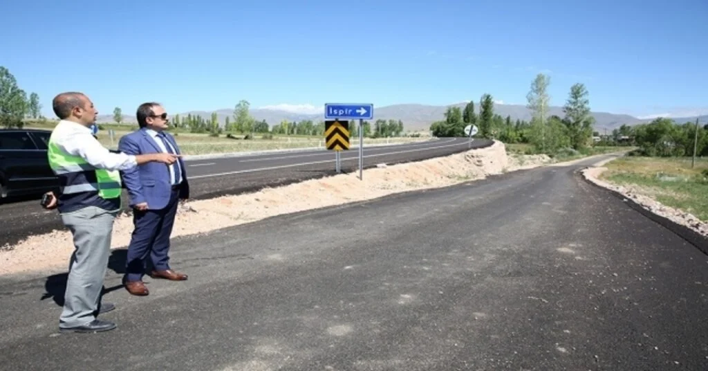 Vali Pehlivan, Yapımı Tamamlanan Bayburt - Konursu Yolunda İncelemelerde Bulundu
