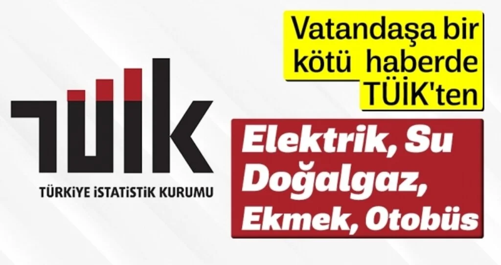 Vatandaşa Bir Kötü Haberde TÜİK'ten 