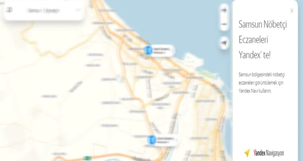 Yandex Nöbetçi Eczaneler Sitesi Açıldı