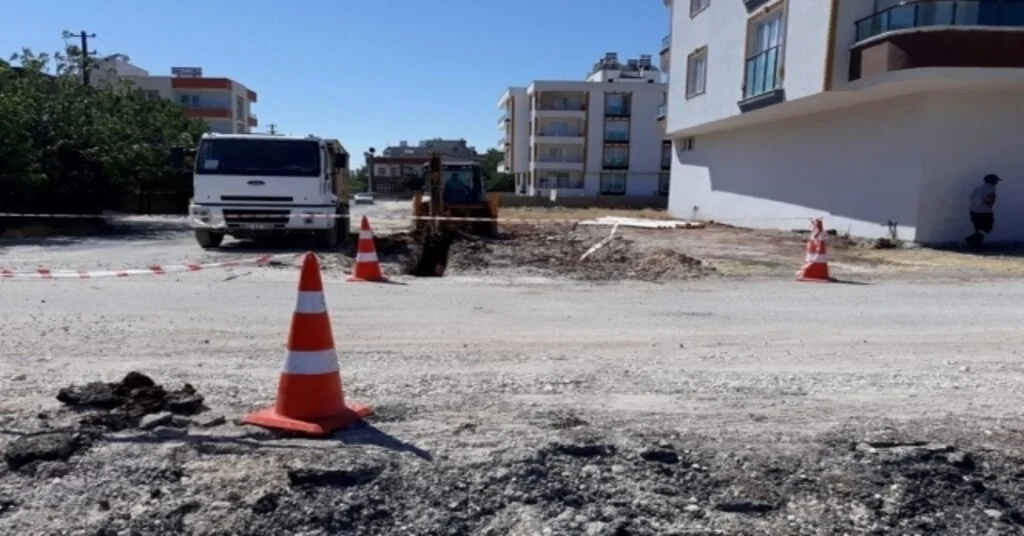 Yeşilyurt Mahallesinde İçme Suyu Hattı Döşeme Çalışması