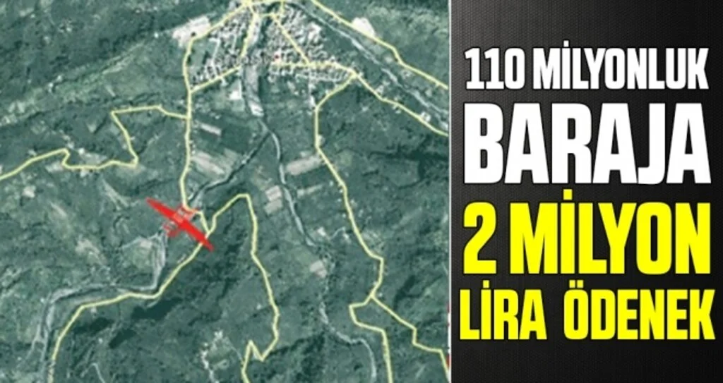 110 Milyonluk Baraja 2 Milyon Lira Ödenek