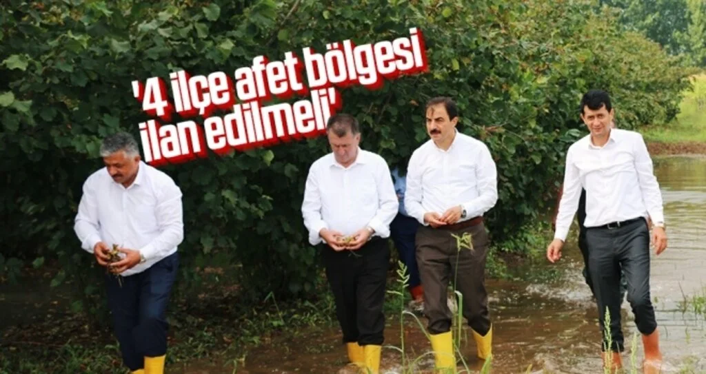 '4 ilçe afet bölgesi ilan edilmeli'