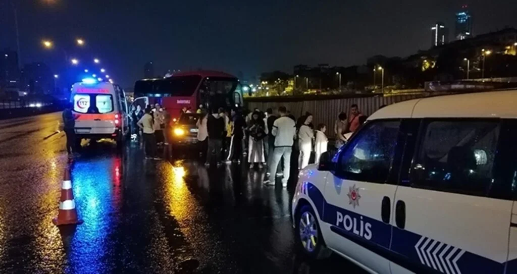 45 Yolcunun Bulunduğu Otobüs Faciadan Döndü!