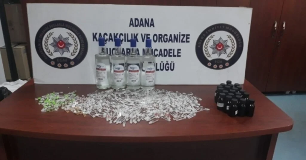 Adanada Kaçak İçki Operasyonu