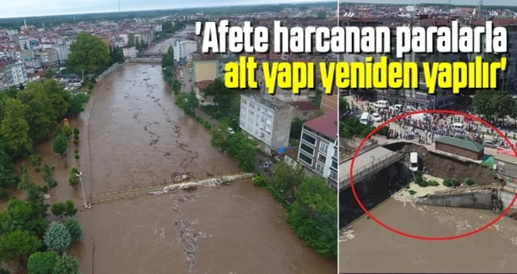 'Afete harcanan paralarla alt yapı yeniden yapılır'