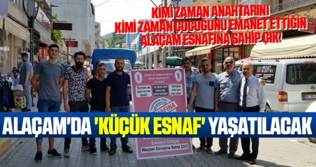 Alaçam'da 'küçük esnaf' yaşatılacak
