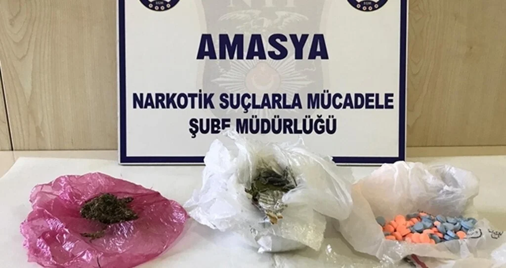 Amasya'da uyuşturucu operasyonu: 4 gözaltı