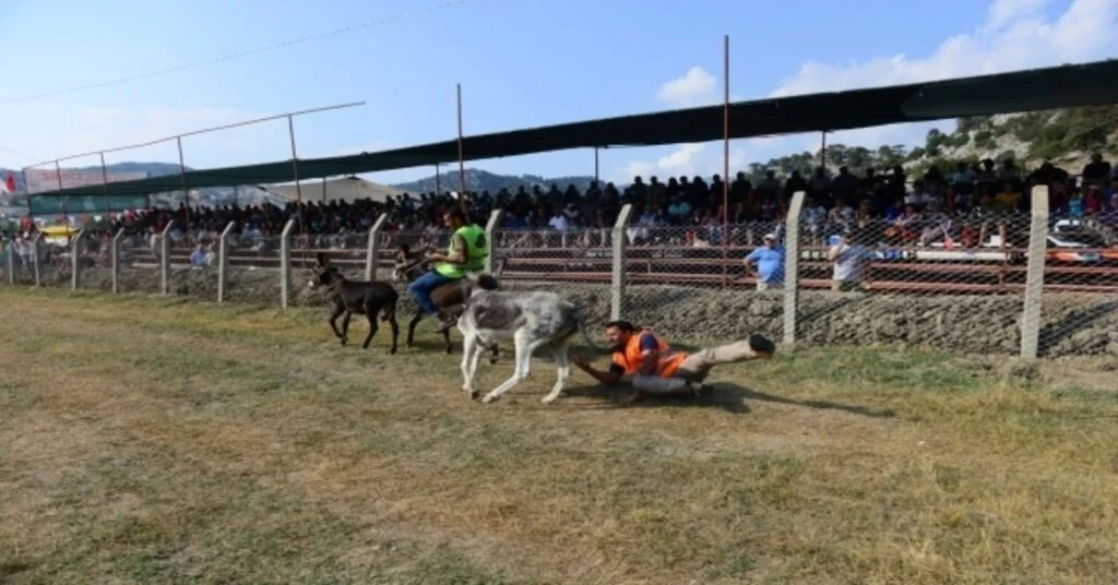 Antalyada Eşekli Yörük Futbolu