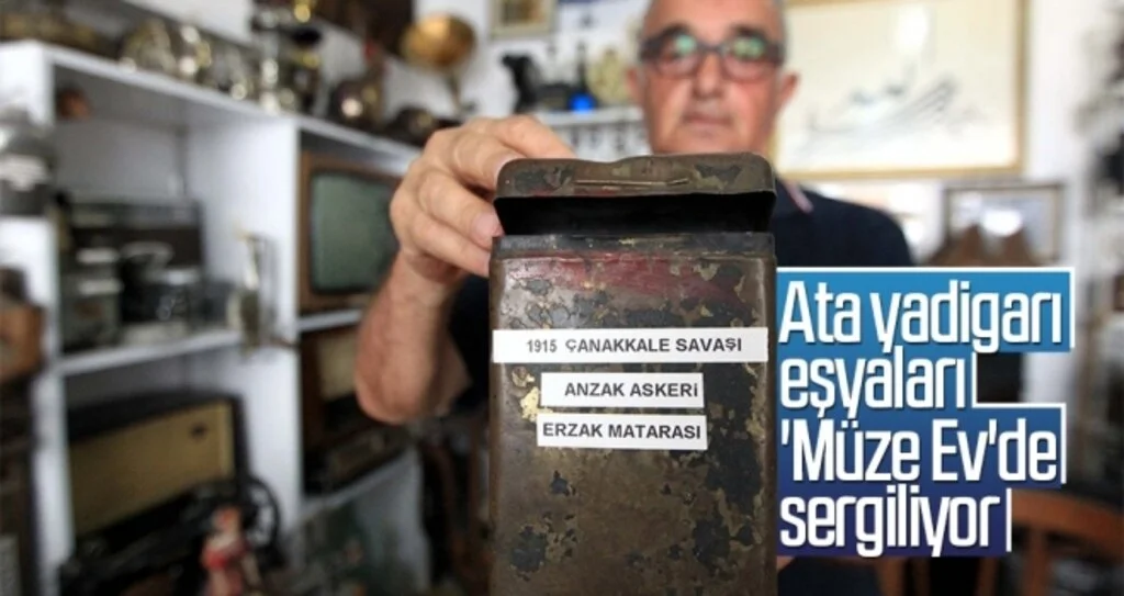 Ata yadigarı eşyaları 'Müze Ev'de sergiliyor