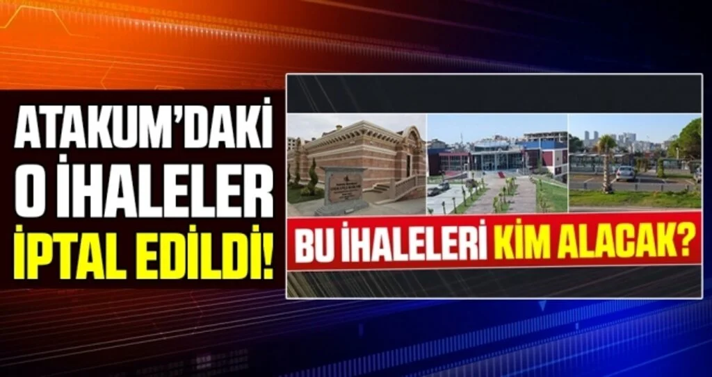 Atakum'daki O ihaleler iptal