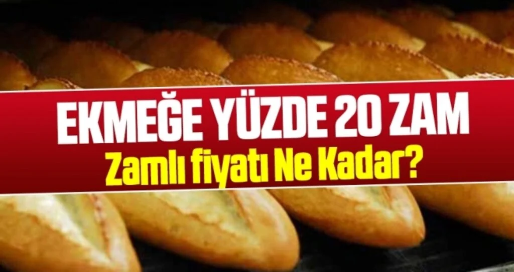 Bafra'da Ekmeğe Yüzde 20 Zam