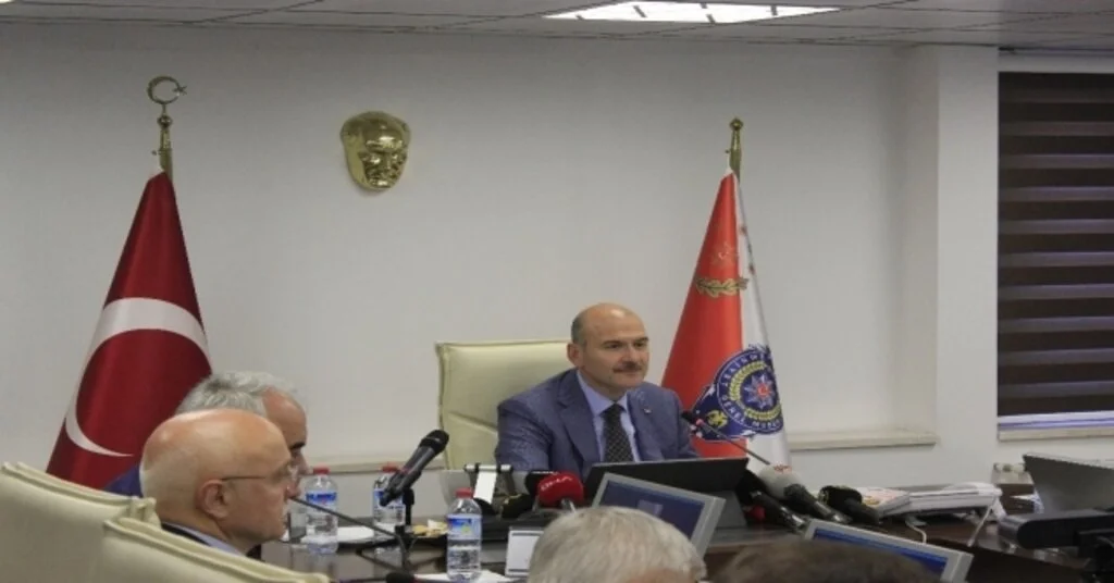 Bakan Soylu Video Konferansla Trafik Denetimlerine Bağlandı