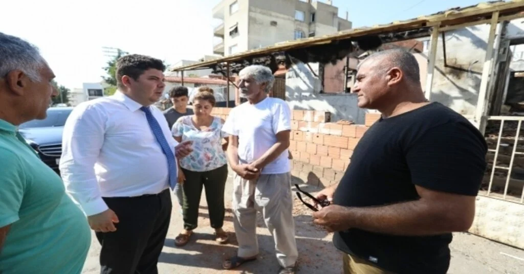 Başkan Kılıçtan Yanan Ev İçin Talimat
