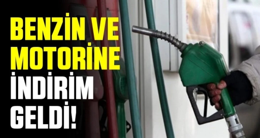 Benzin ve motorine indirim geldi