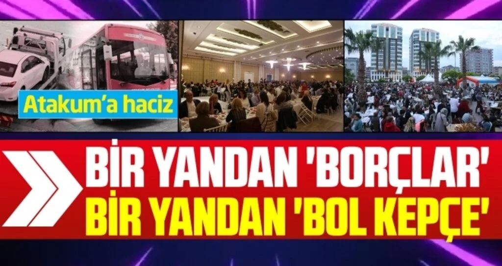 Bir yandan 'borçlar' bir yandan 'bol kepçe'