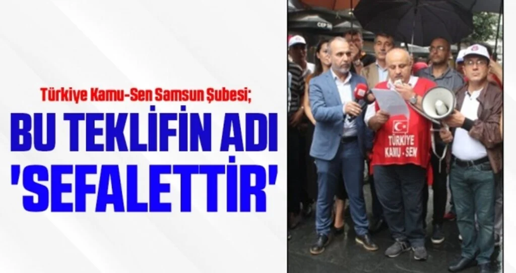 Bu teklifin adı 'sefalettir'