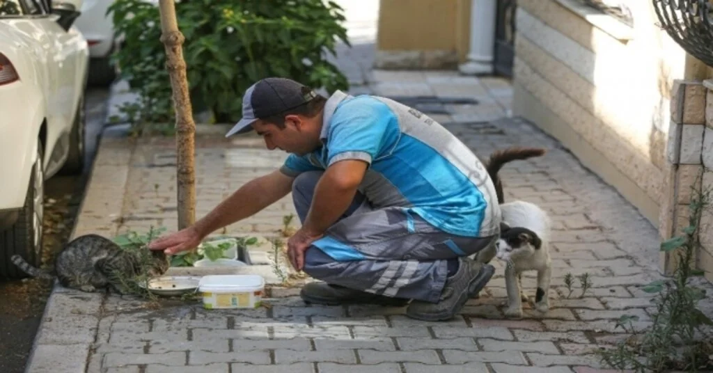 Bucanın Koca Yürekli Temizlik Personeli Sokaklara Sevgi Ekiyor