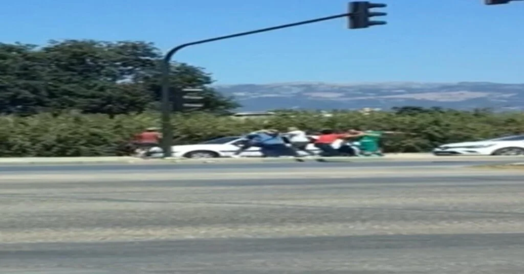Bursada Trafik Magandaları Temizlik İşçisine Saldırdı