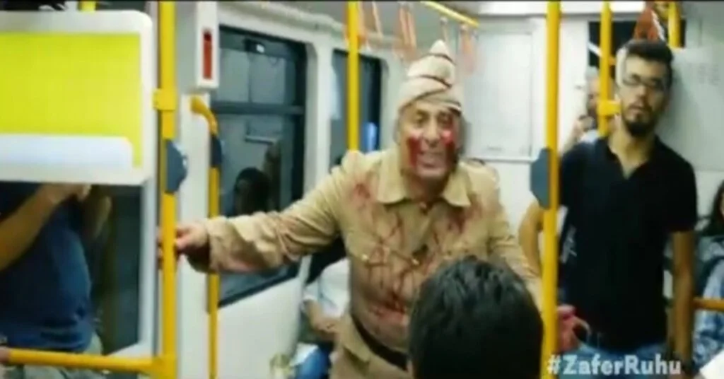 Bursada Zafer Ruhu Metroda Yaşatıldı
