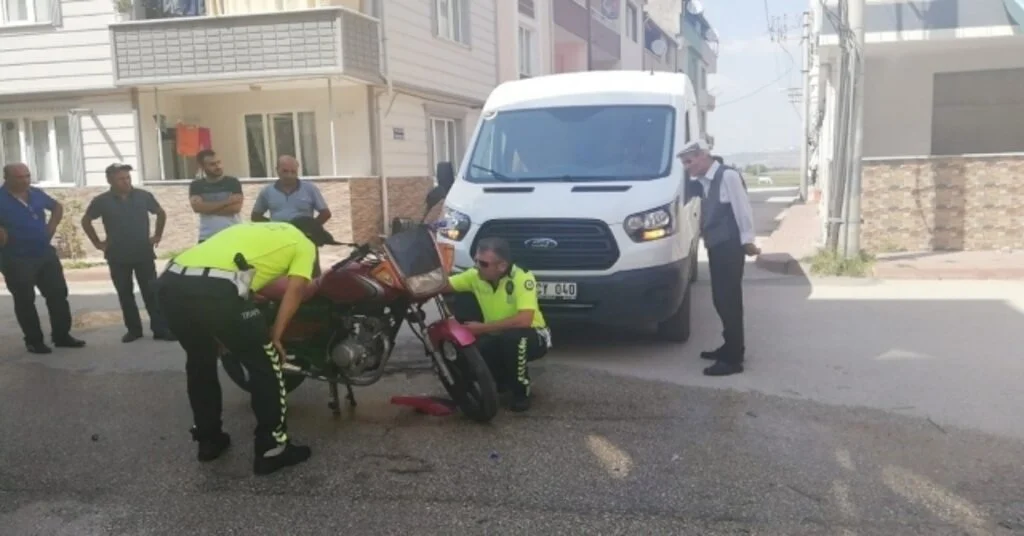 Çalıntı Motosikletle Kaza Yaptı