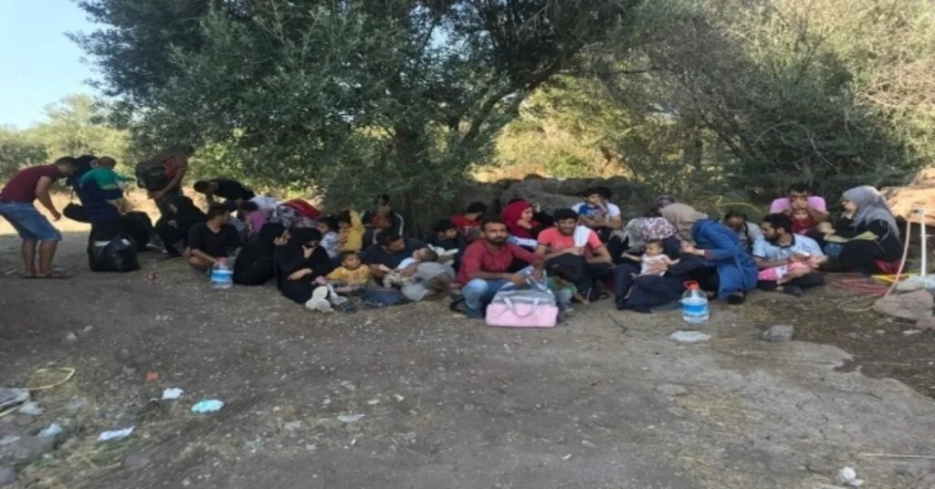 Çanakkalede 39 Mülteci Yakalandı