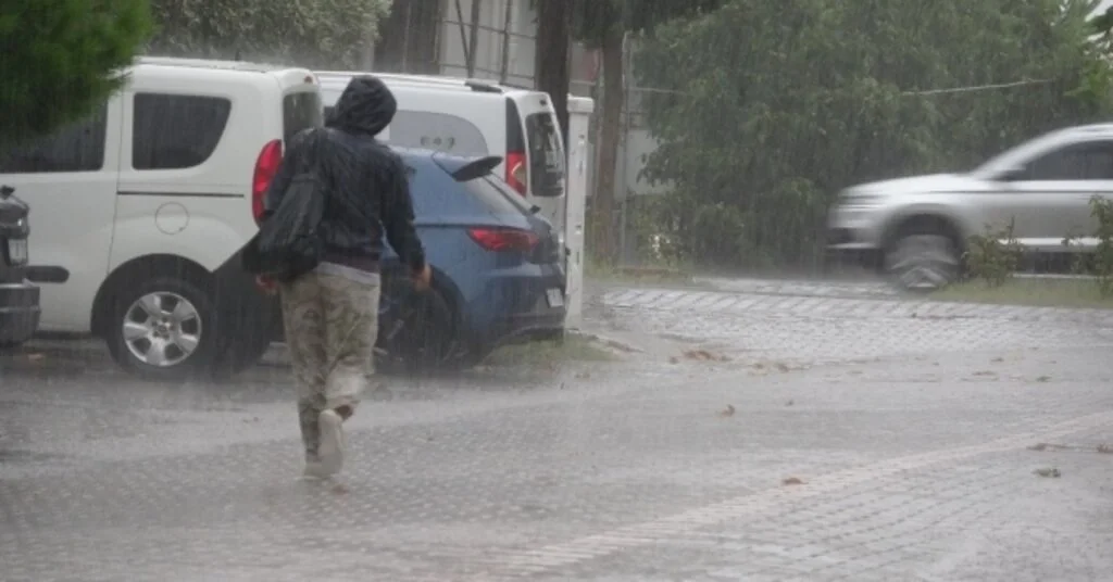 Çanakkalede Sağanak Yağış