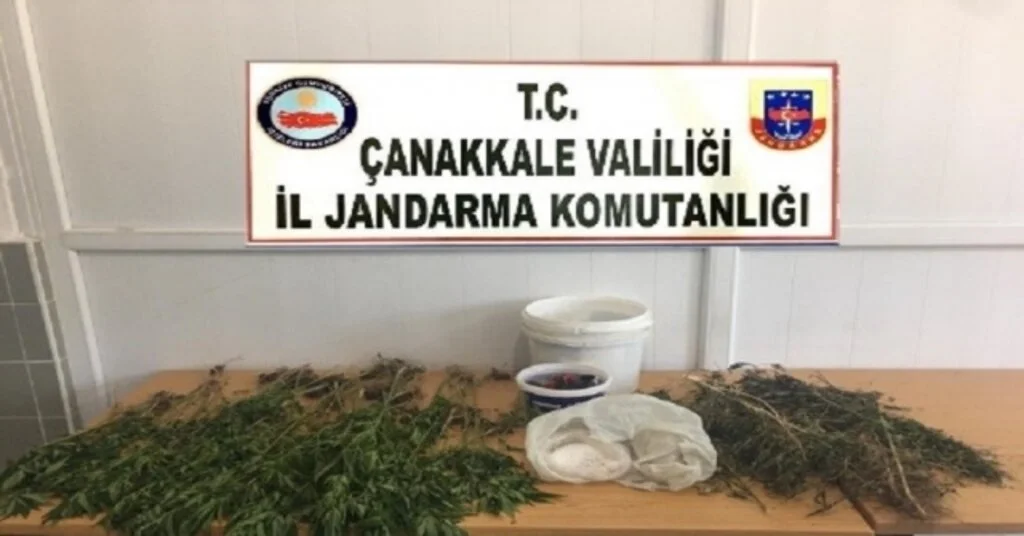 Çanakkalede Uyuşturucu Operasyonu