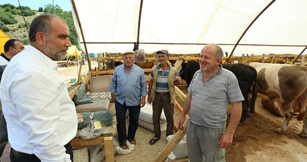 Canik'te Kurban Pazarı Hazır