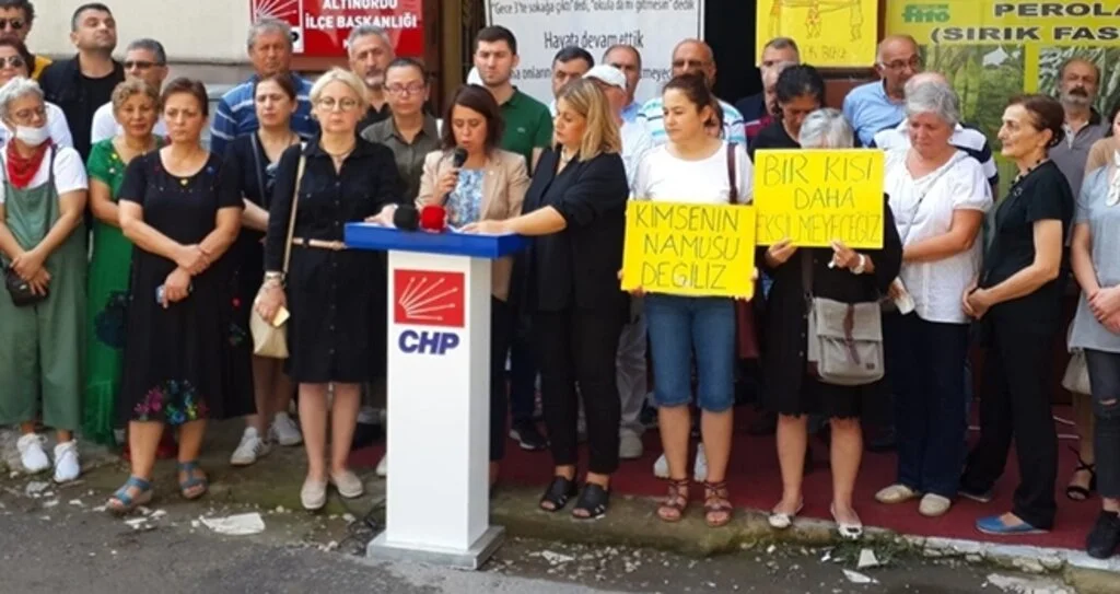 CHP'den kadına  şiddete sert tepki 