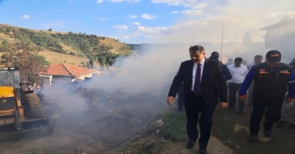 Çorumdaki Yangın