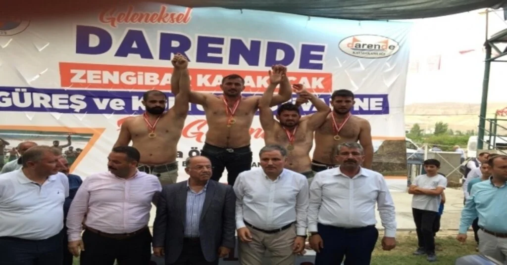Darendede Zengibar Karakucak Güreşleri