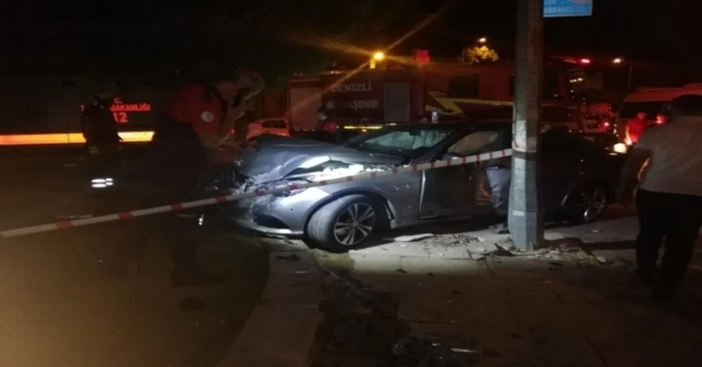Denizlide Feci Kaza: 1 Ölü, 6 Yaralı