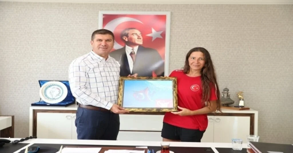 Derya Can Başkan Ercengizi Ziyaret Etti.