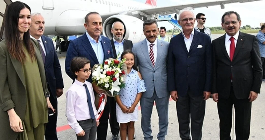 Dışişleri Bakanı Çavuşoğlu Samsun’da