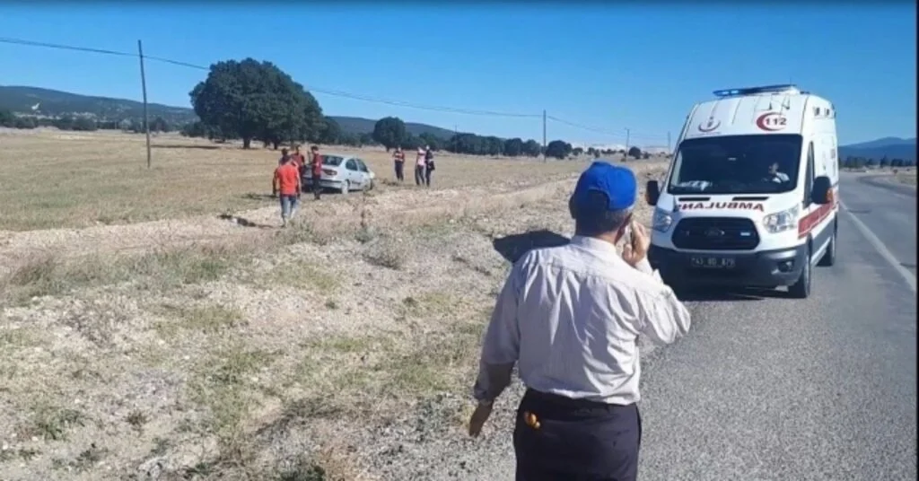 Emette Trafik Kazası: 4 Yaralı