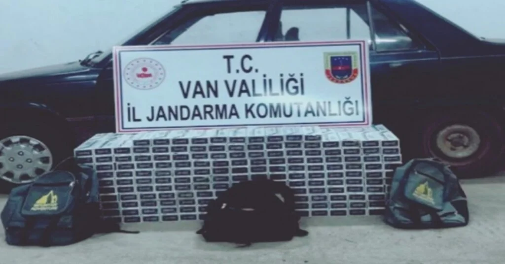 Ercişte 3 Bin 500 Paket Kaçak Sigara Ele Geçirildi