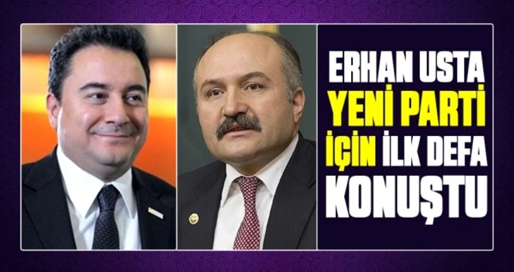 Erhan Usta Yeni Parti İçin İlk Defa Konuştu