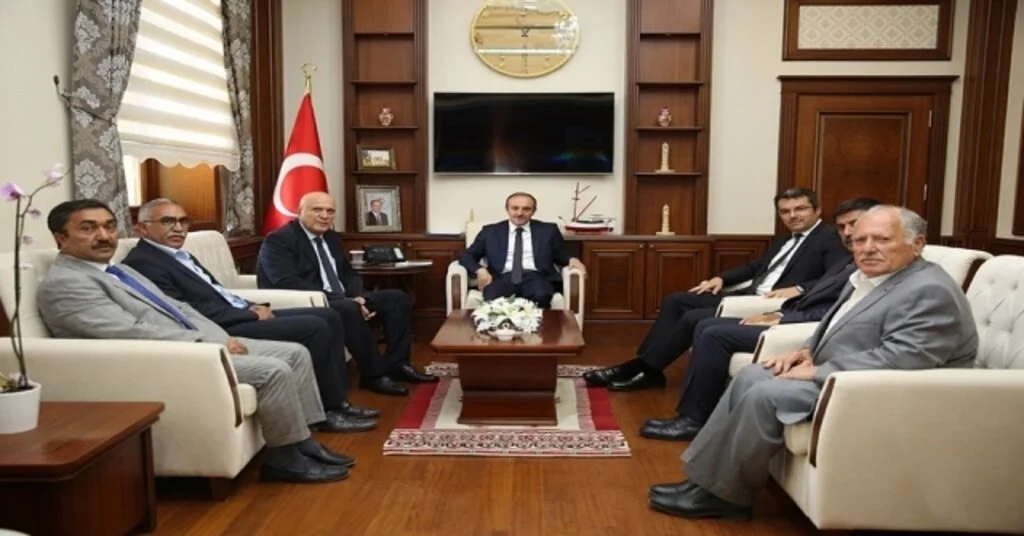 Erzurum Valisi Okay Memiş, Vali Cüneyt Epcimi Ziyaret Etti
