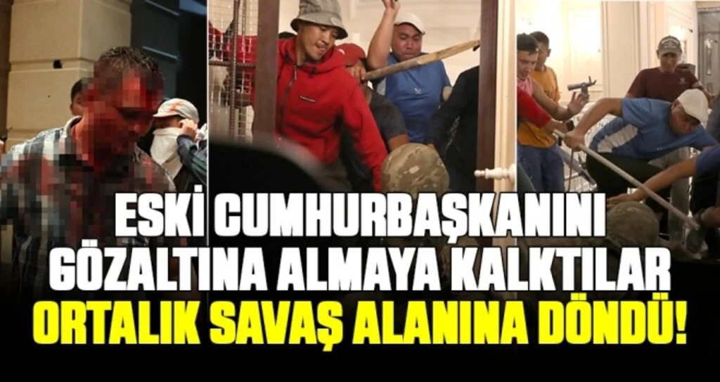 Eski Kırgızistan Cumhurbaşkanı Atambayev, 6 kişiyi rehin tutuyor
