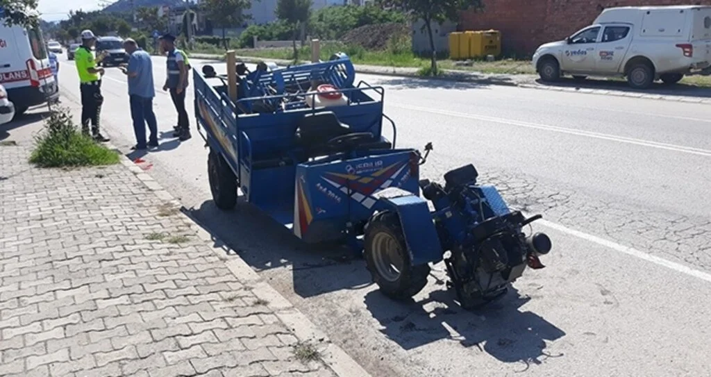 Fatsa’da pat pat kazası: 1 yaralı 