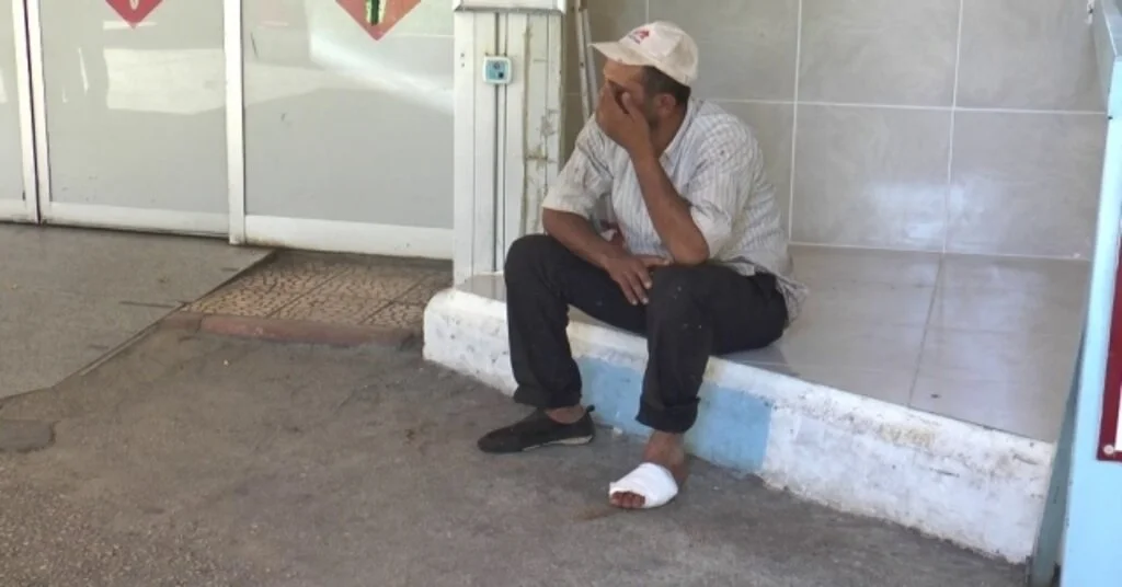 Gaziantepte Acemi Kasaplar Hastanelere Akın Etti